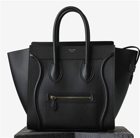 celine mini luggage bag size|Celine mini luggage tote bag.